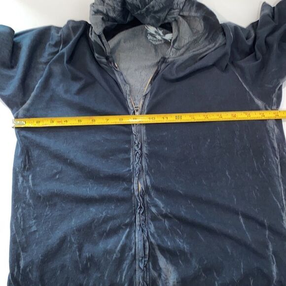 Wicked Quick French Terry Charcoal Crinkle Built For Speed Hoodie - Picture 10 of 13